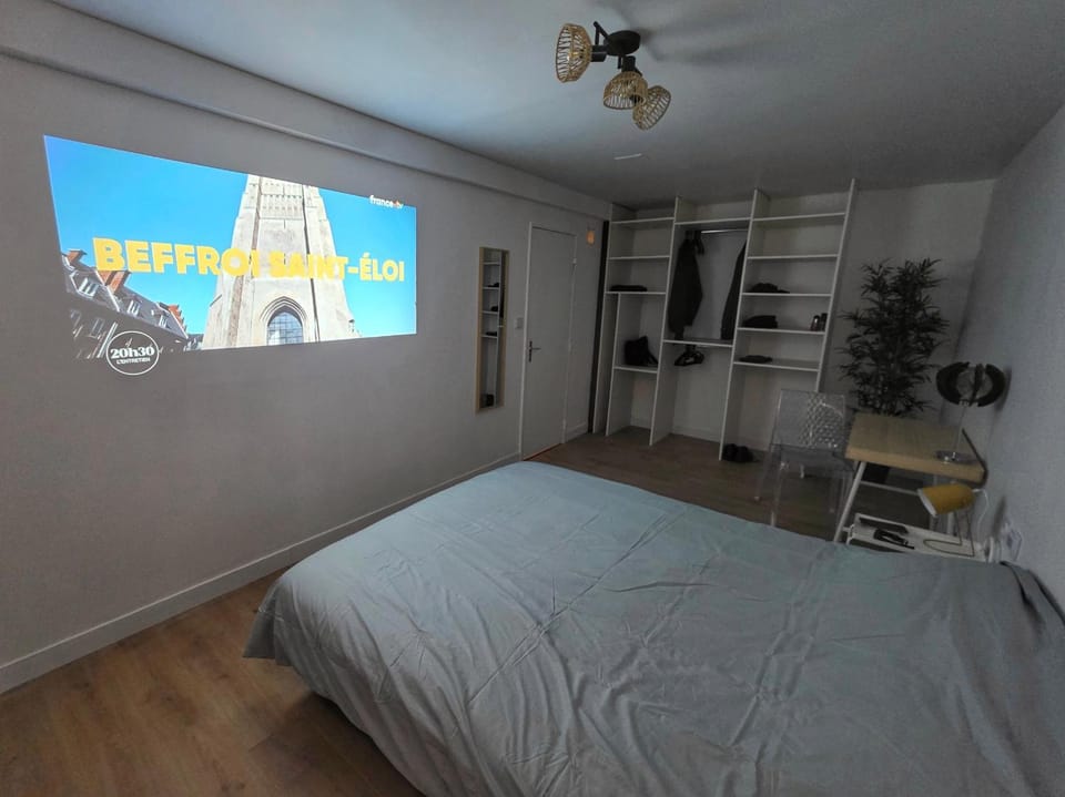 Bed, TV and multimedia