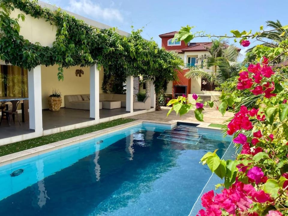 Merlot Villas Aruba private pool from Palm Beach Villa in Noord