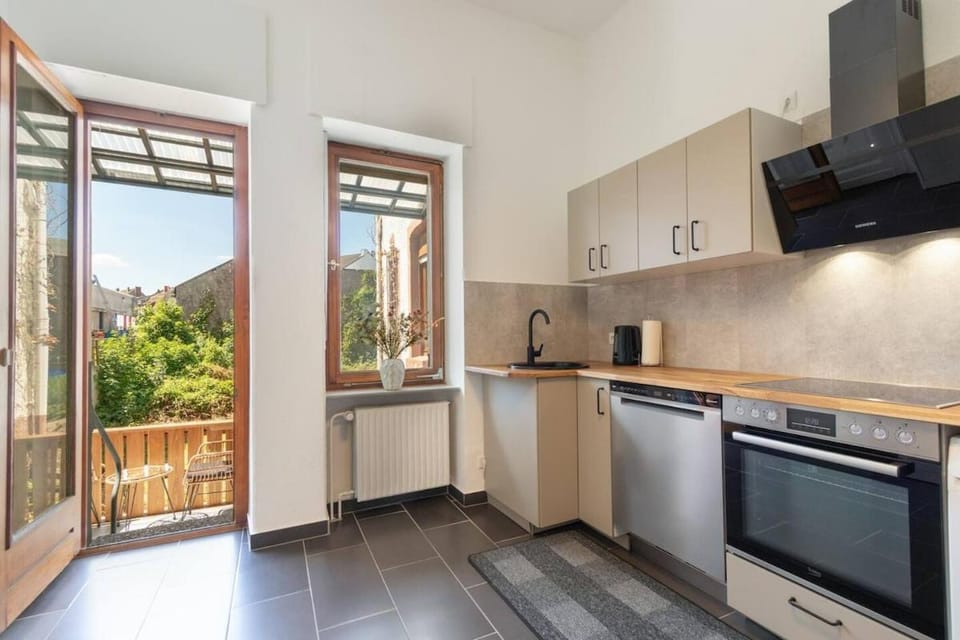 Stylish old apartment with terrace in Neuwied Apartment in Rhineland-Palatinate