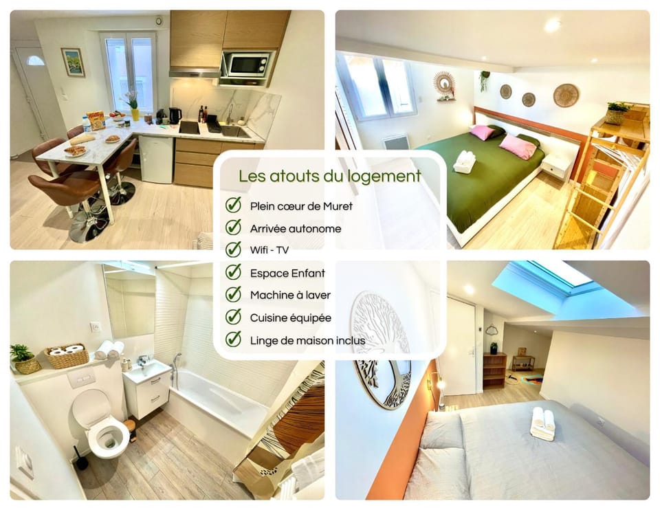 Bed, Bathroom, TV and multimedia, Kitchen or kitchenette, Photo of the whole room, Dining area, Bedroom