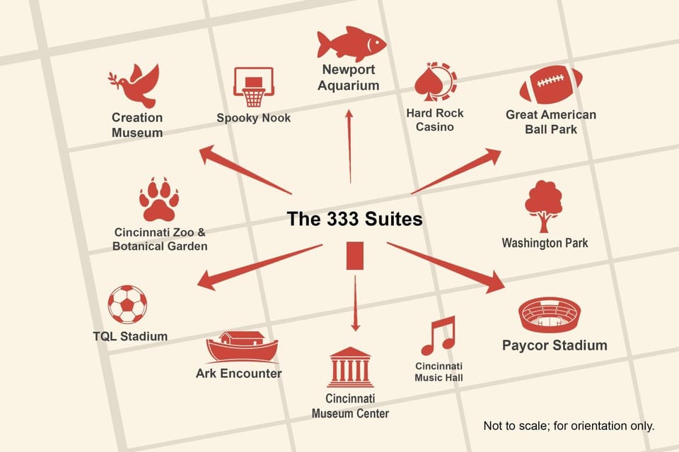 The 333 Suites 301 - Suite for 6 Apartment in Cincinnati