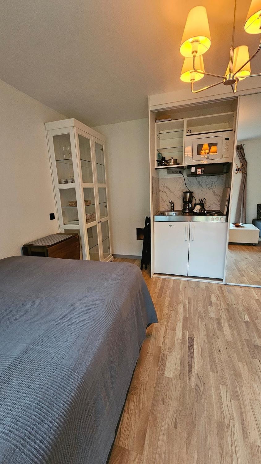 Kitchen or kitchenette, Bedroom