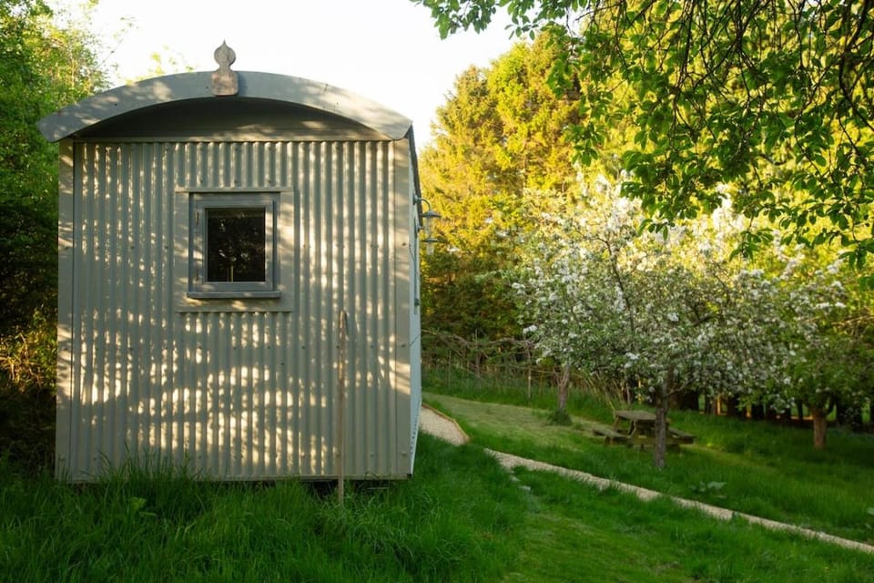 The Organic Cotswolds Shepherds Hut House in England