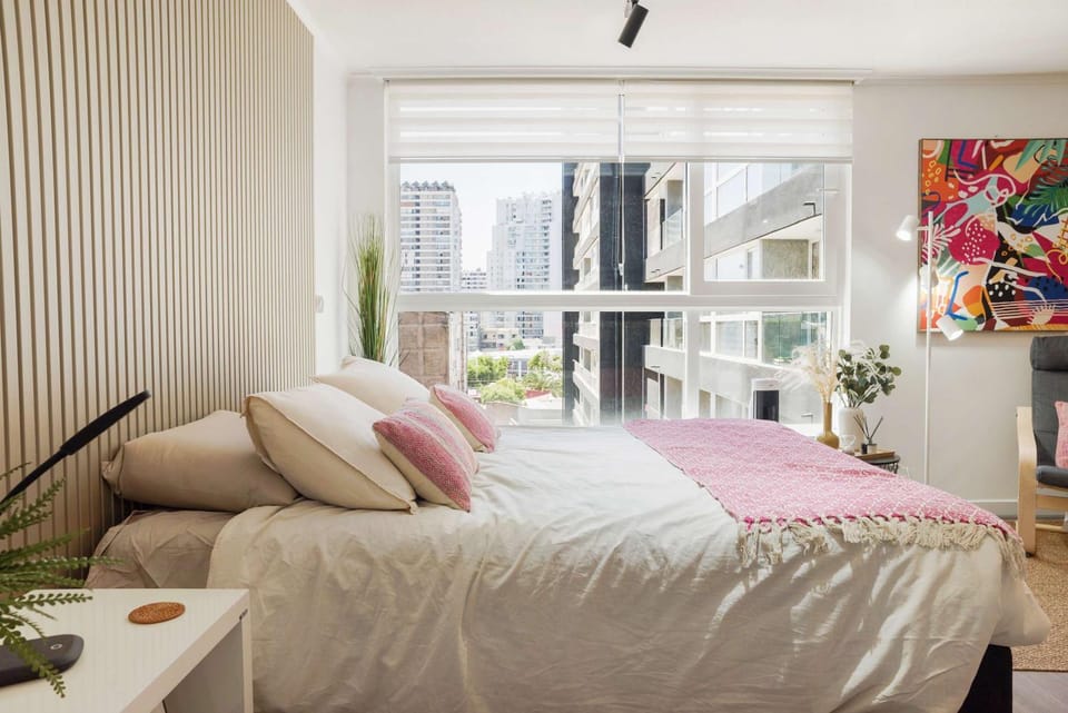 Chill Cozy Oasis 1BR Studio w Pool & BBQ in Irarrazabal Apartment in Santiago