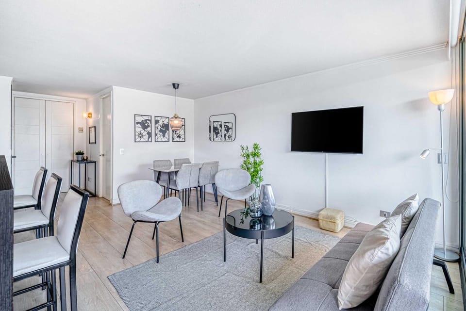 Nordic Home - 2BR Parking Wifi & Shopping Mall Apartment in Las Condes