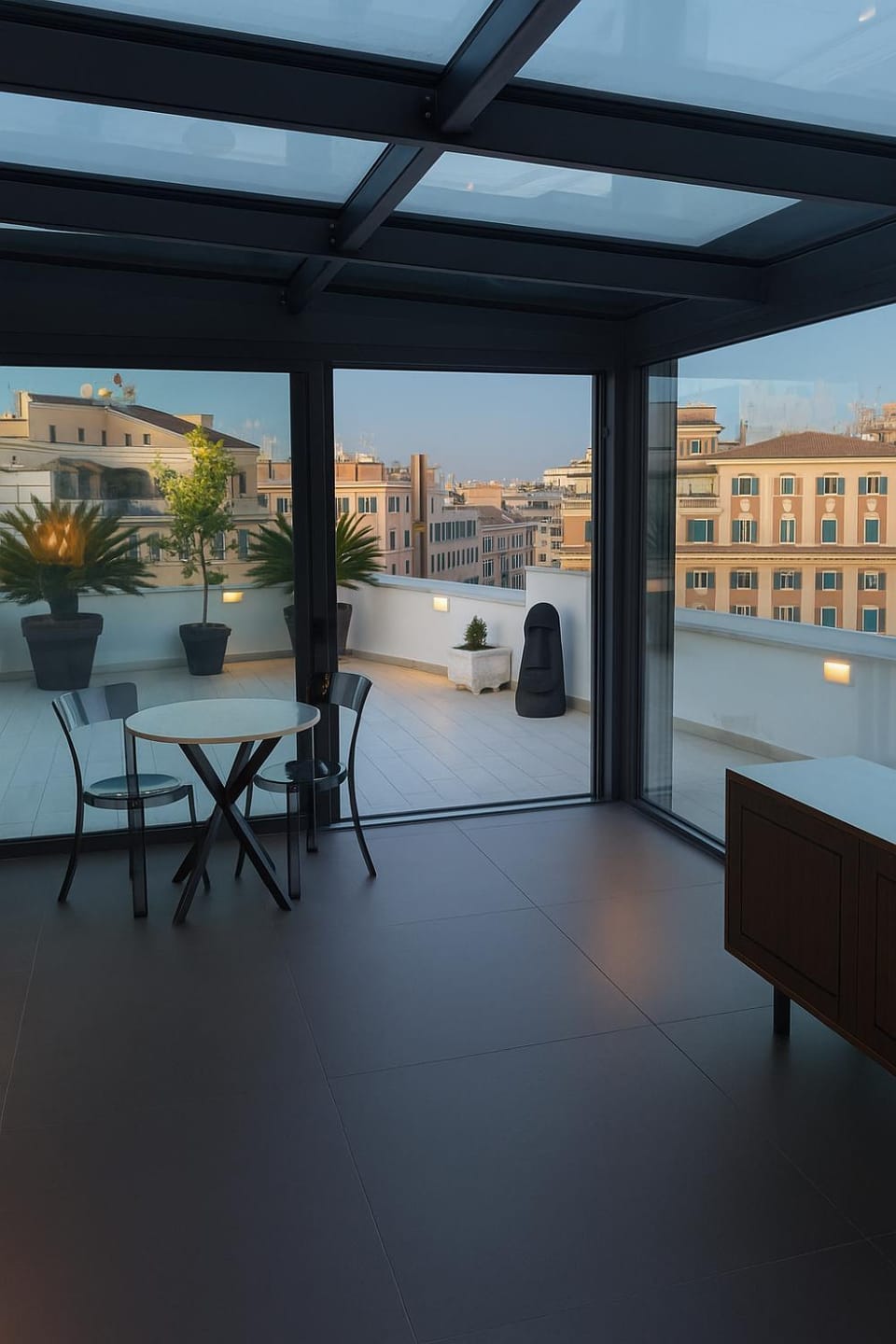 Day, View (from property/room), Balcony/Terrace, Living room, Seating area