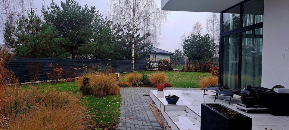White house in Vilnius Villa in Vilnius