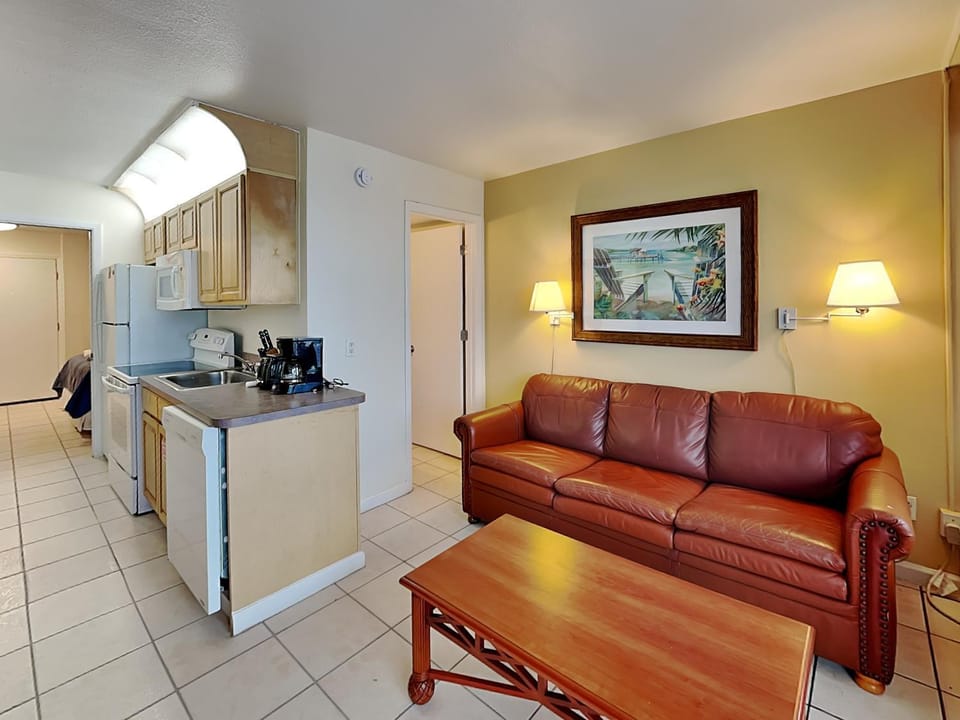 Kitchen or kitchenette, Living room, Seating area, furniture, kitchen