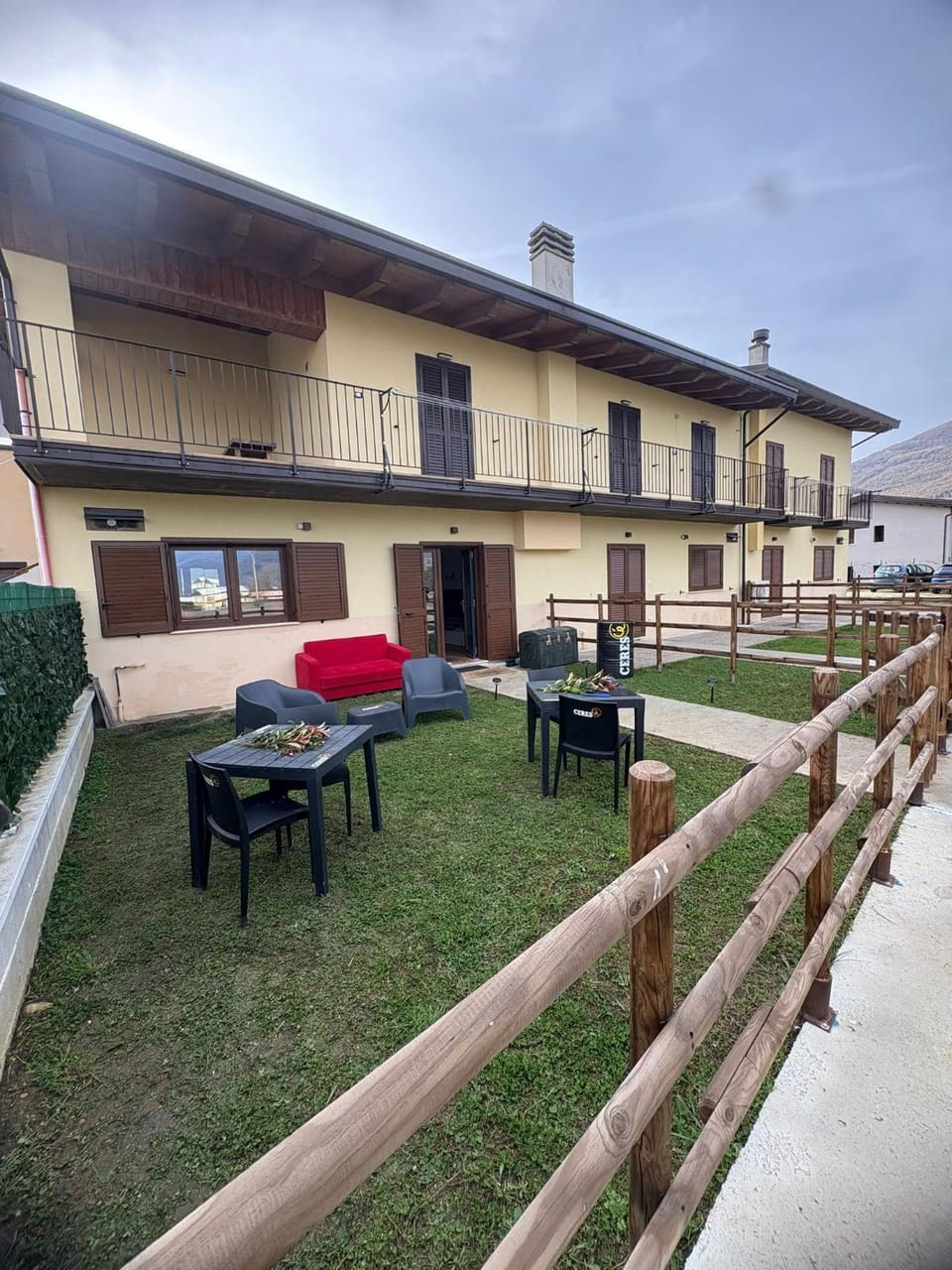 Property building, Garden
