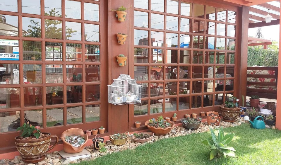 Property building, Garden