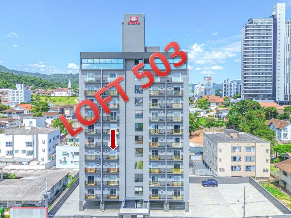 LINDO LOFT 350m Vila Germânica Apartment in Blumenau
