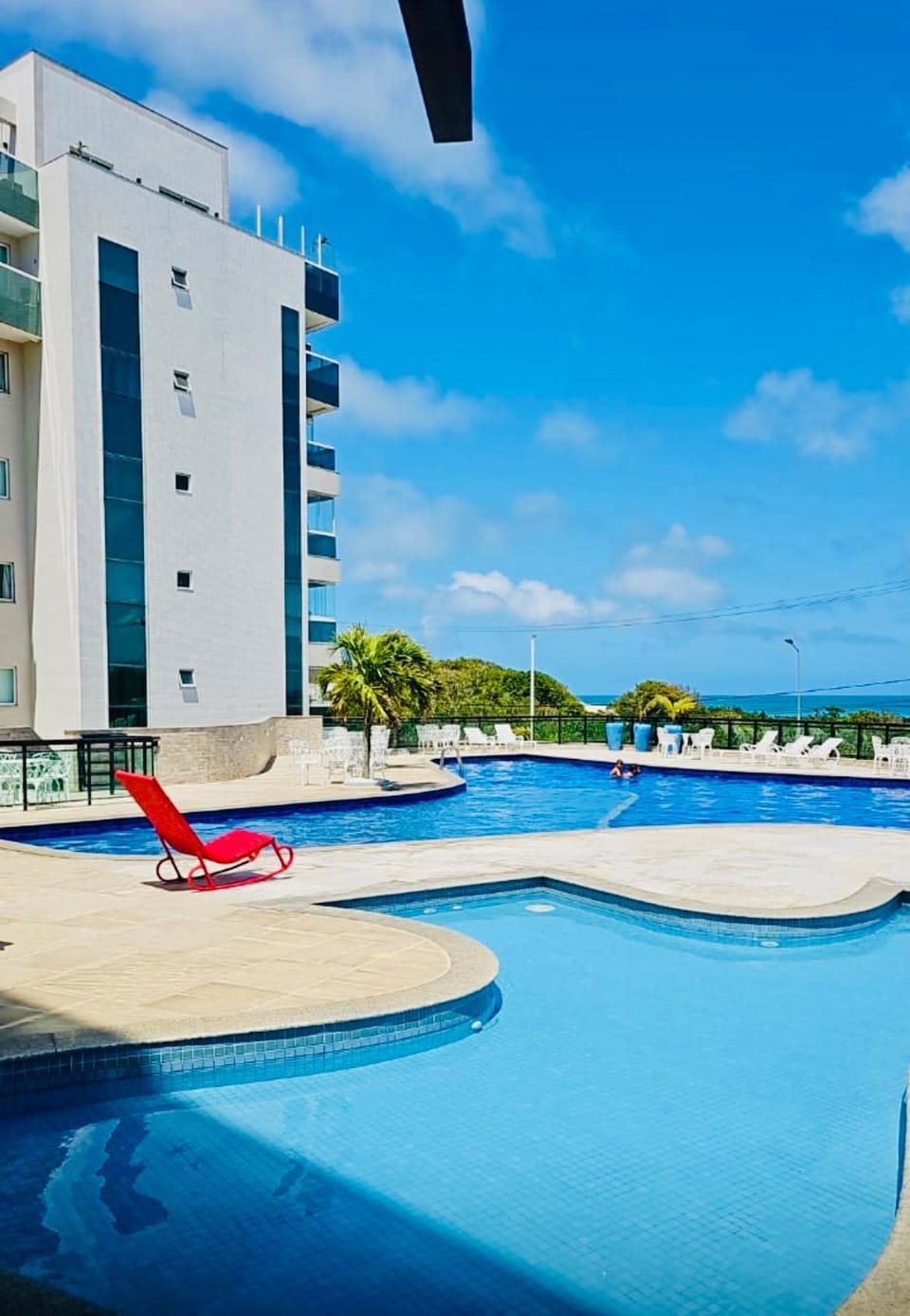 Ap com vista e piscina em frente a praia Apartment in State of Rio de Janeiro