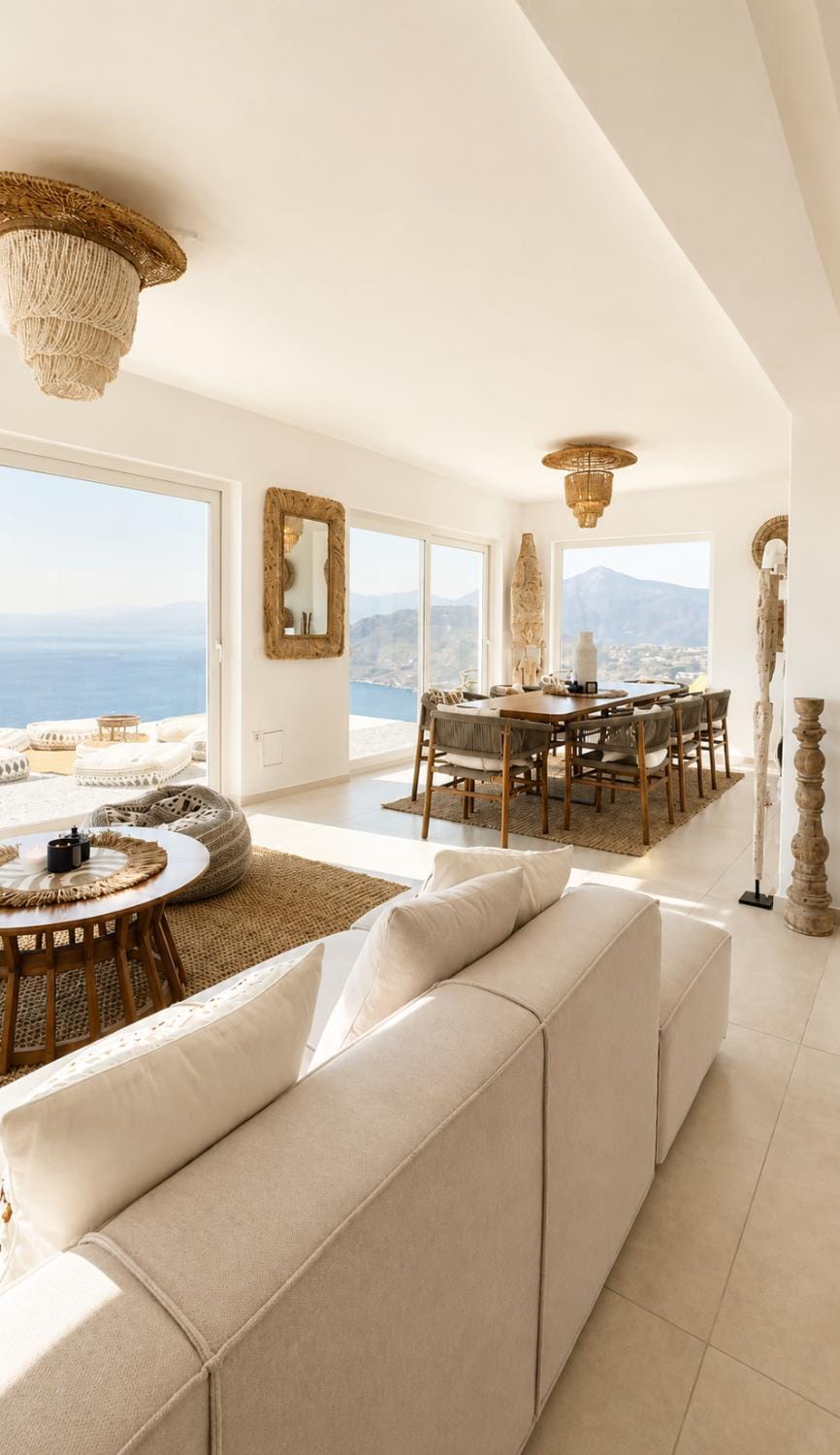 Villa Issima Samos, Breathtaking Sea View & Jacuzzi Villa in Samos, Greece