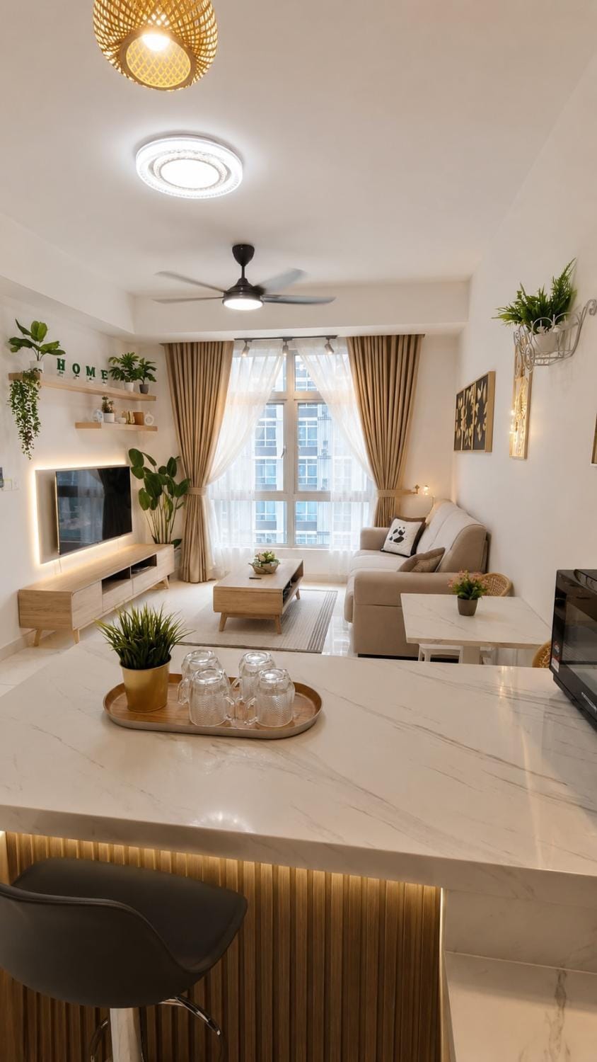 TV and multimedia, Kitchen or kitchenette, Living room, Seating area, Dining area, minibar