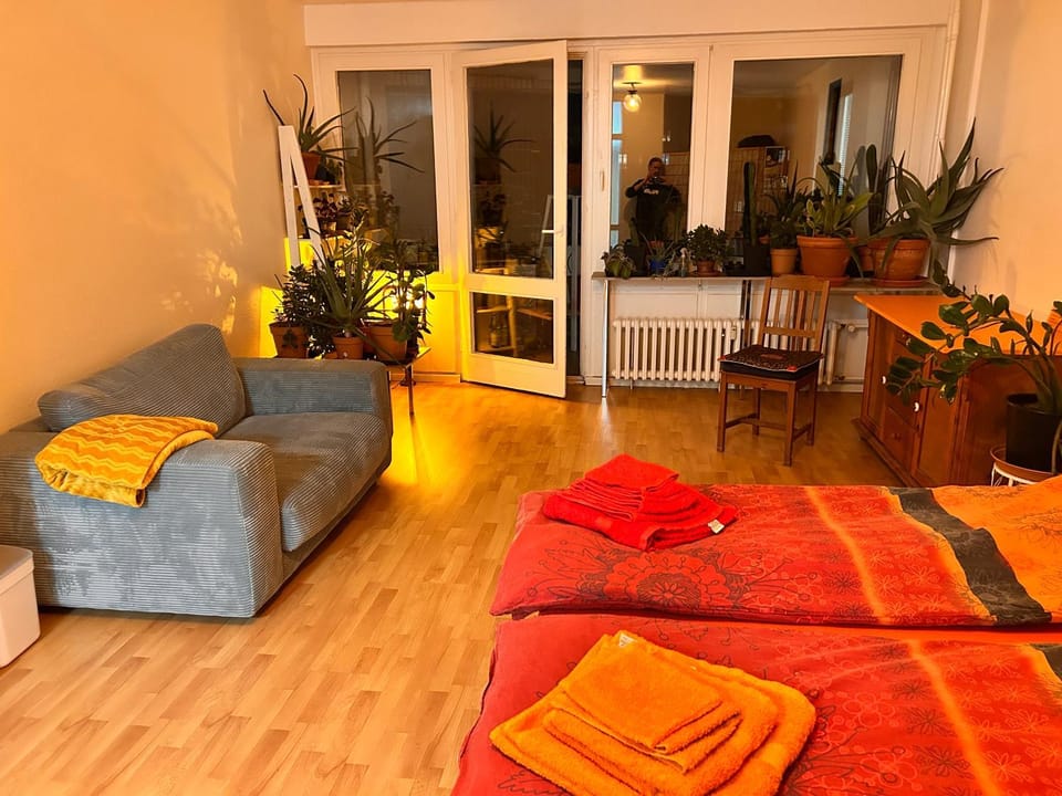 1 Zimmer mit Aussicht und 1 Zimmer mit Balkon in 4 Zimmer Wohnung, Szene, Parks und Top Lage Vacation rental in Berlin