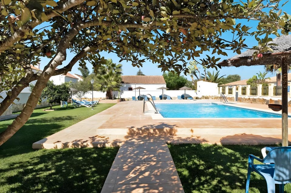 Property building, Living room, Swimming pool
