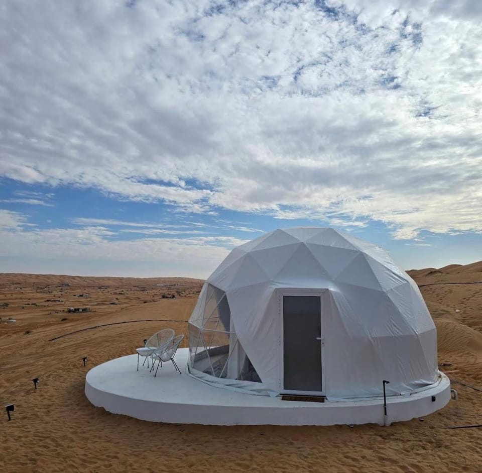 The mirage dome Luxury tent in Oman