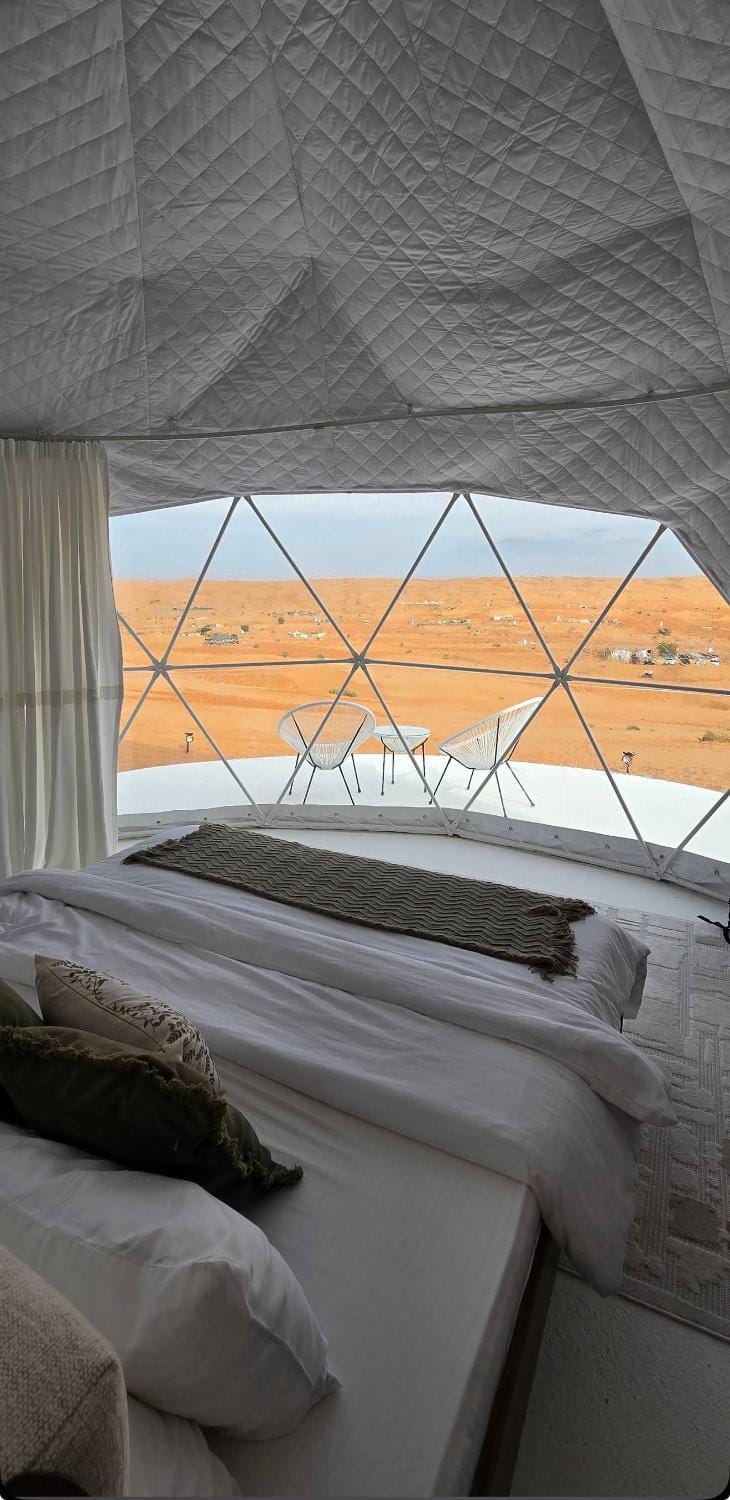 The mirage dome Luxury tent in Oman
