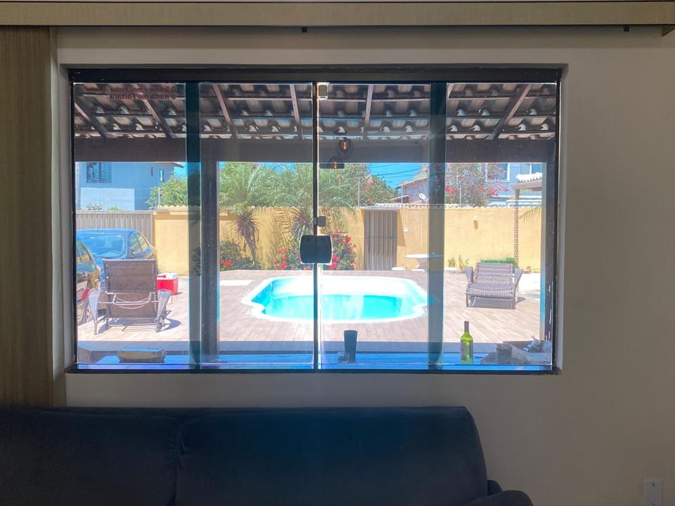 Patio, Pool view, Swimming pool, sunbed