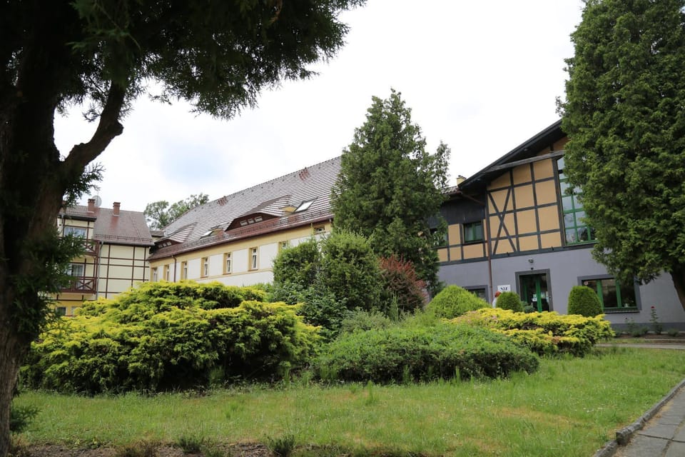 Property building, Garden view