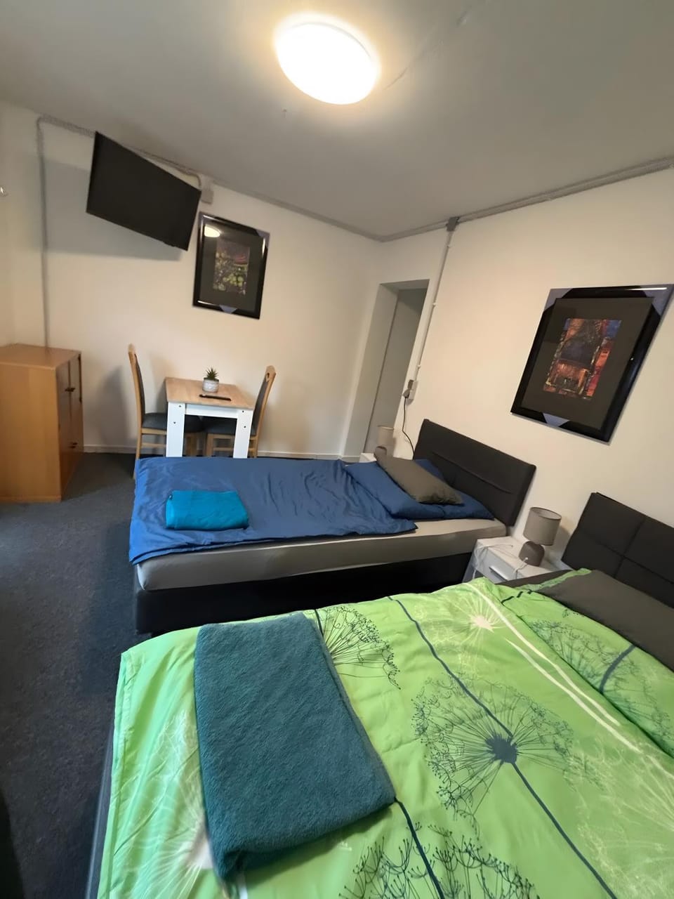 Property building, Living room, Bedroom