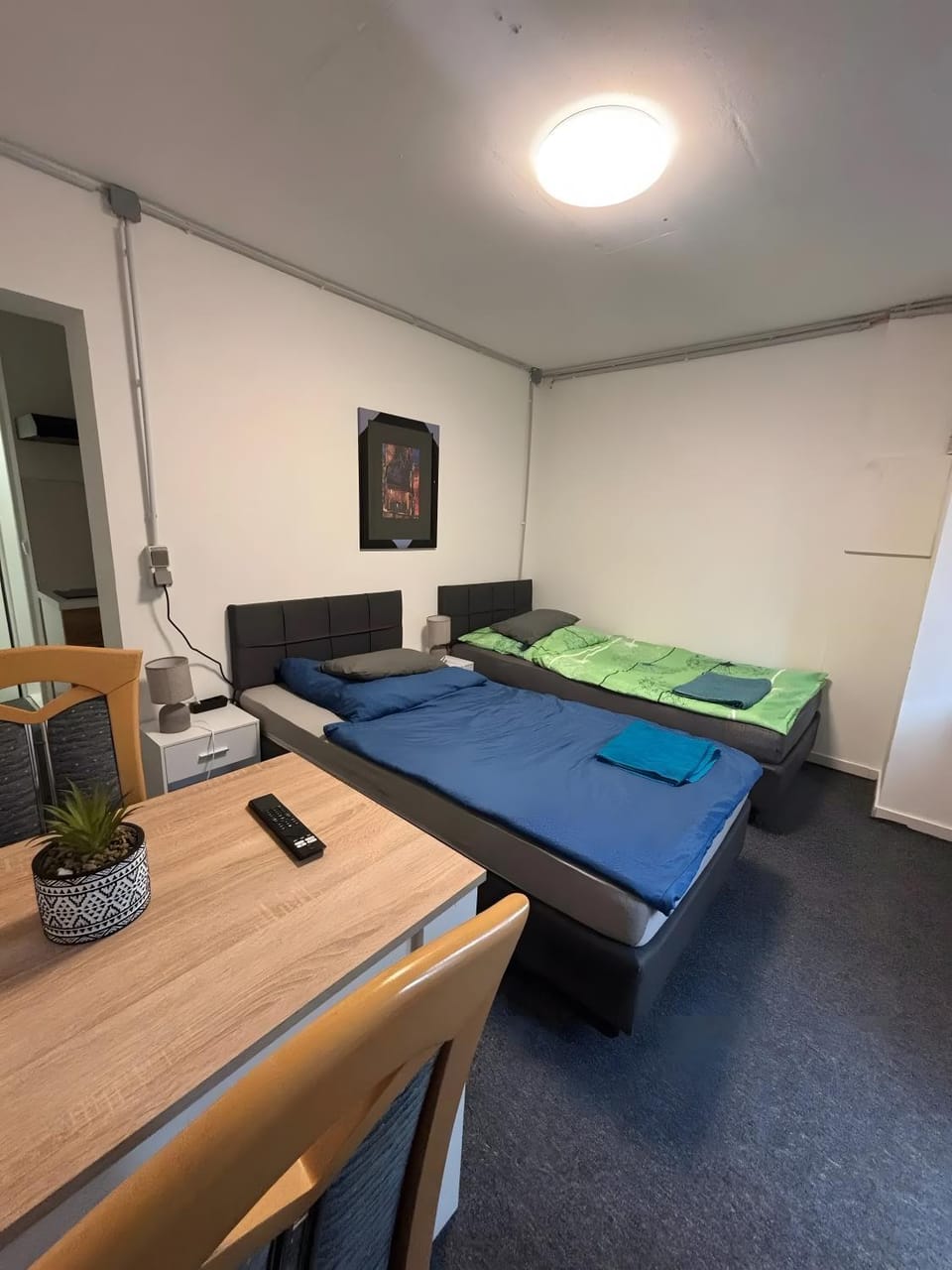 Property building, Living room, Bedroom
