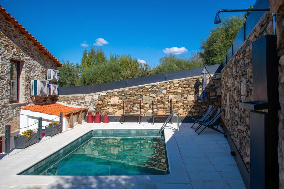 Property building, Living room, Swimming pool