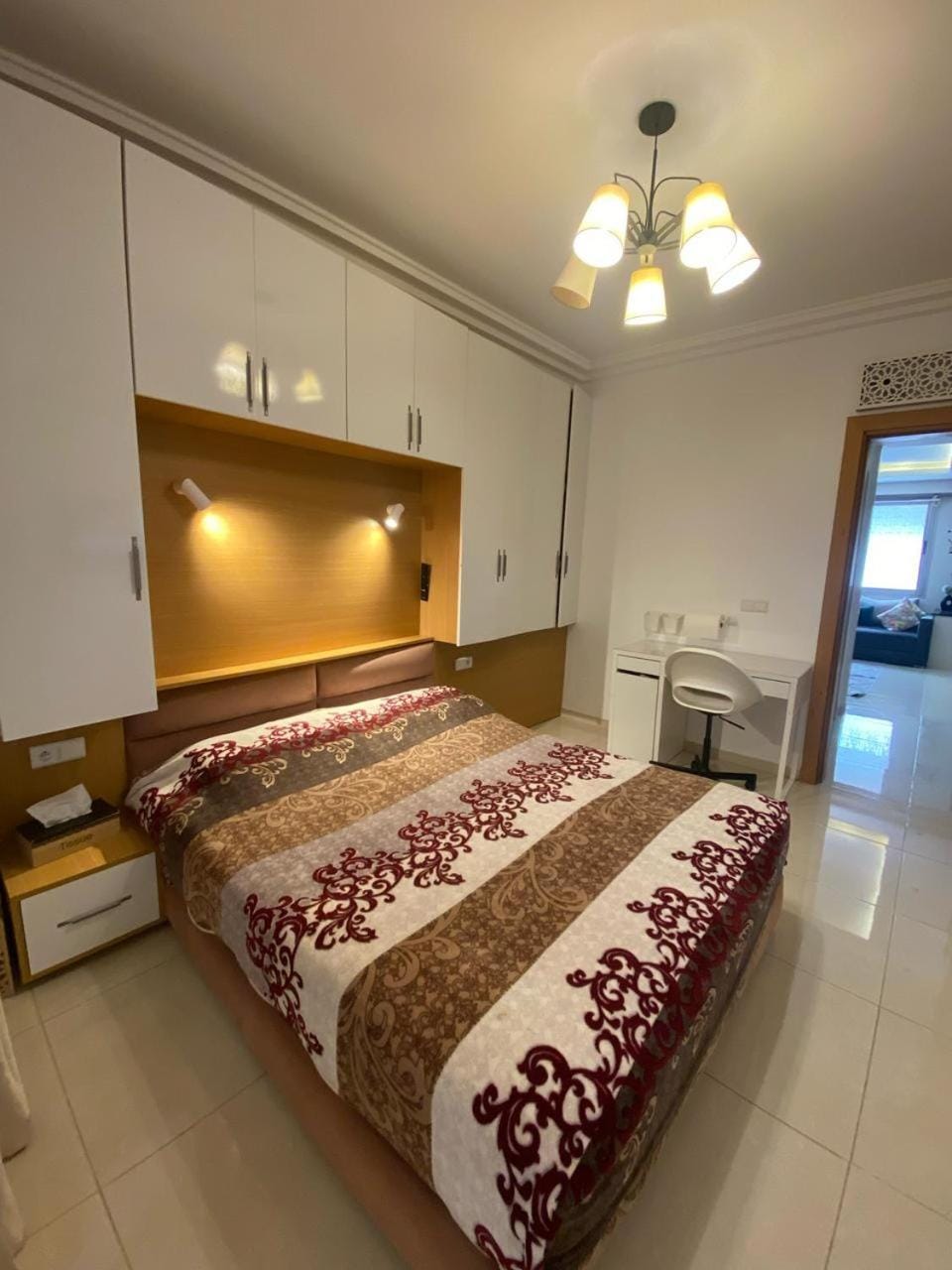 Bed, Kitchen or kitchenette, Photo of the whole room, Bedroom, wardrobe