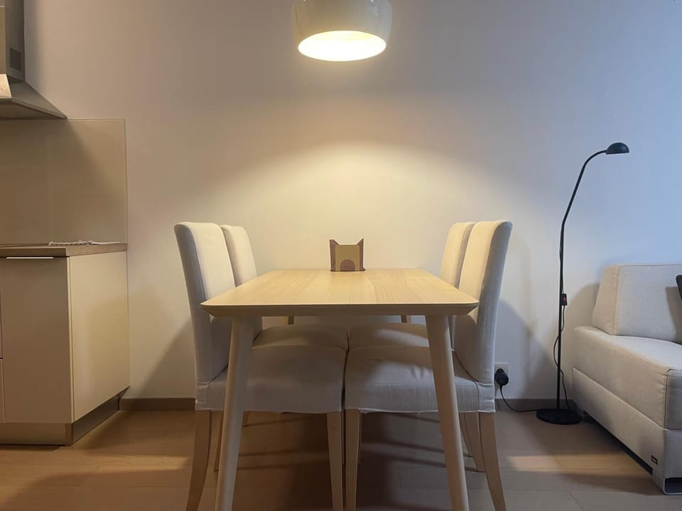 Kitchen or kitchenette, Living room, Dining area