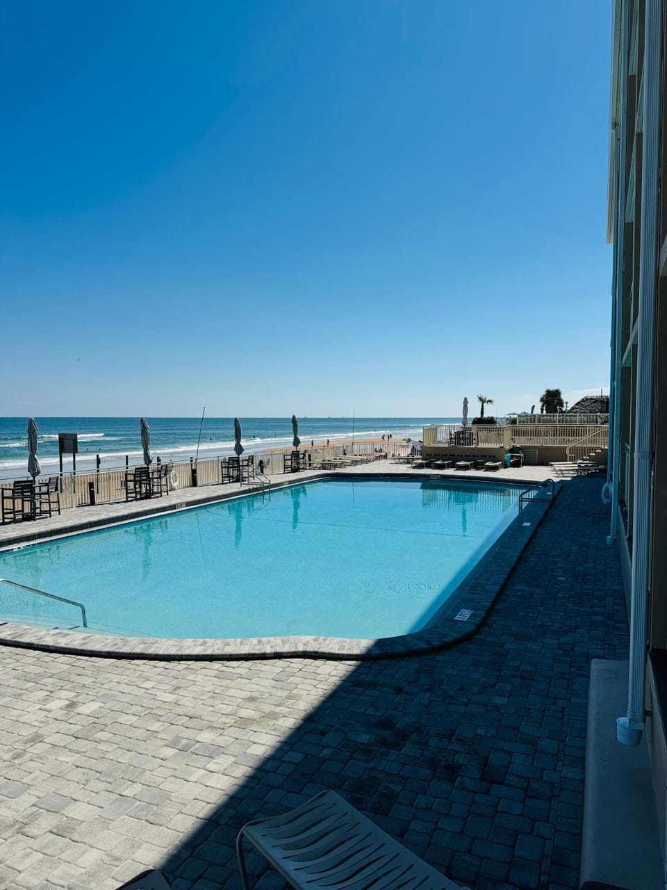 Beach, Pool view, Sea view, Swimming pool, sunbed