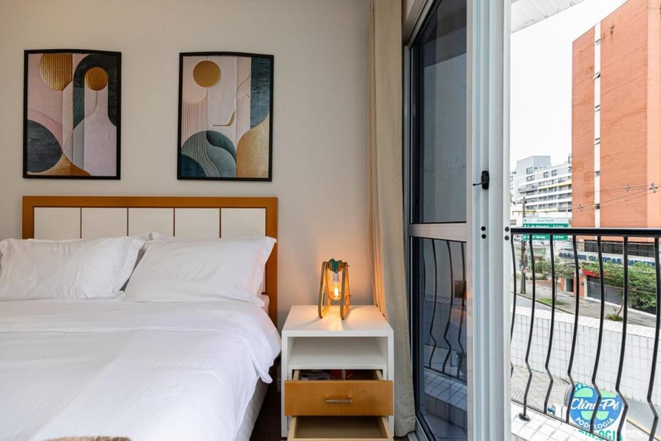 Bed, View (from property/room), Balcony/Terrace, Photo of the whole room, Bedroom