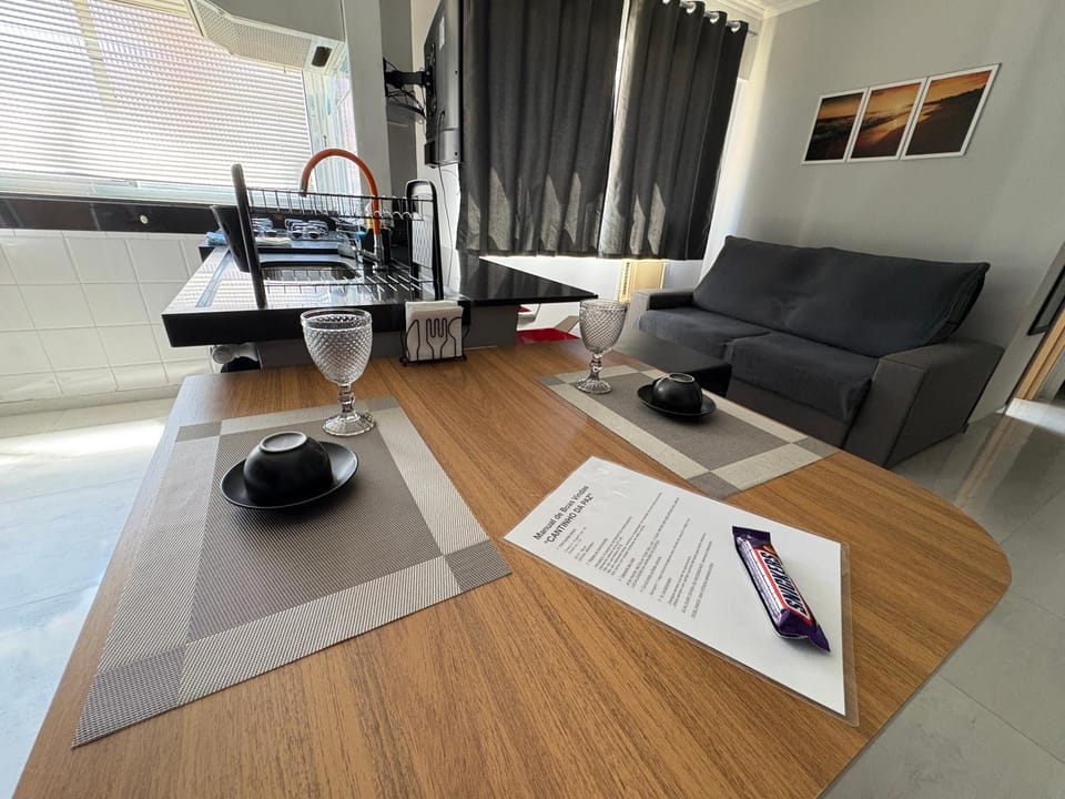 Apartamento aconchegante Praia do Tombo Apartment in State of São Paulo