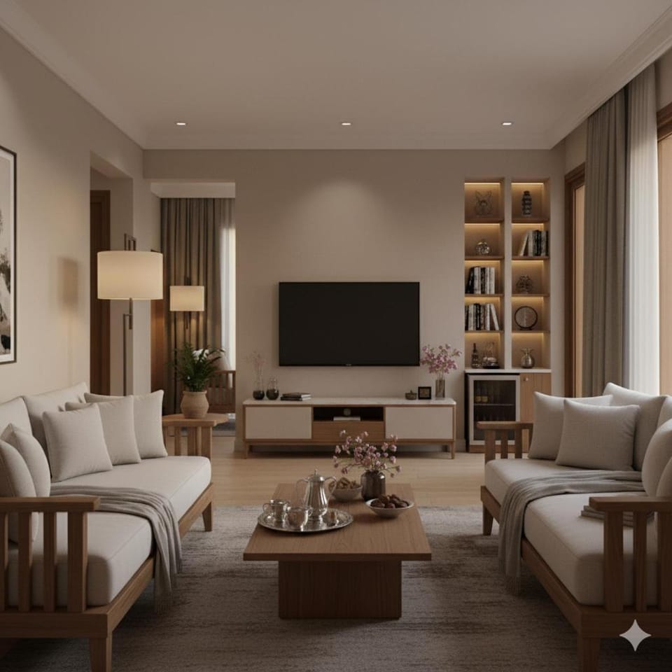 Communal lounge/ TV room, TV and multimedia, Living room, Seating area, Evening entertainment