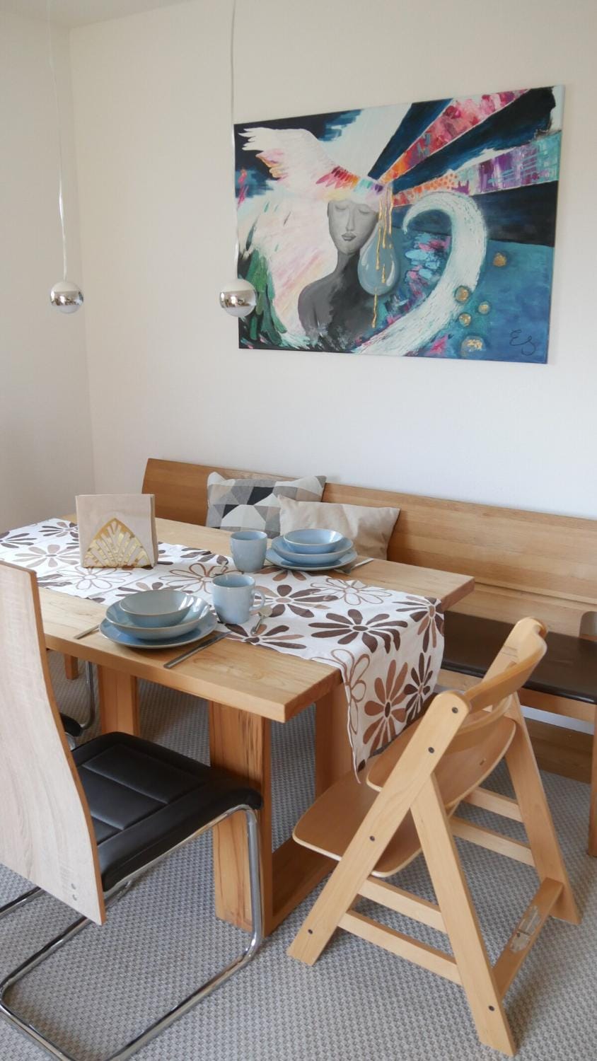 Living room, Seating area, Dining area