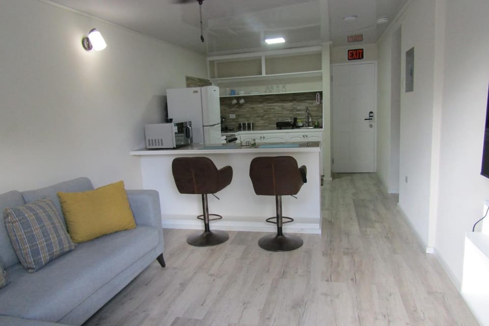Kitchen or kitchenette, Living room