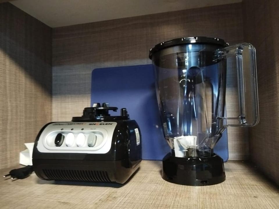 Kitchen or kitchenette, toaster