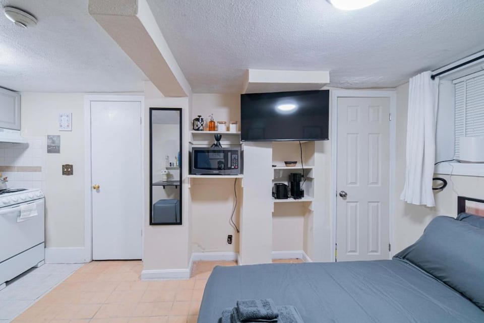 Cozy Basement - Steps to Longwood and MassArt - 3Min Walk to T Apartment in Brookline