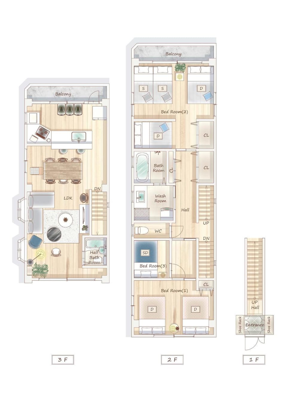 Property building, Floor plan