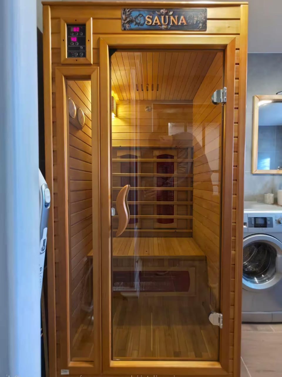 Sauna, Sauna, washing machine