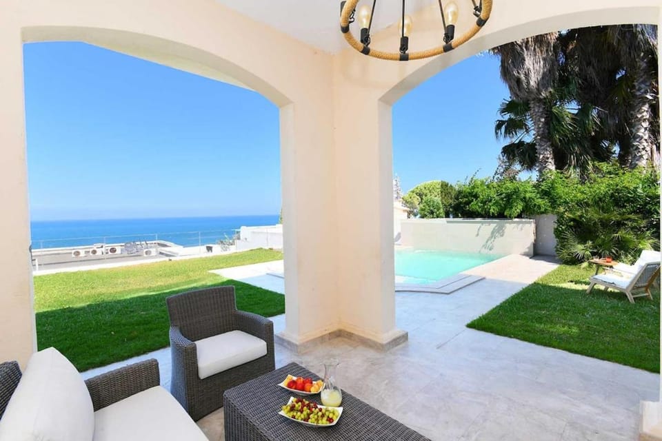 Patio, Garden, Pool view