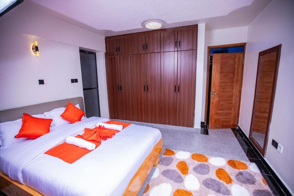 Bed, Photo of the whole room, Bedroom, wardrobe