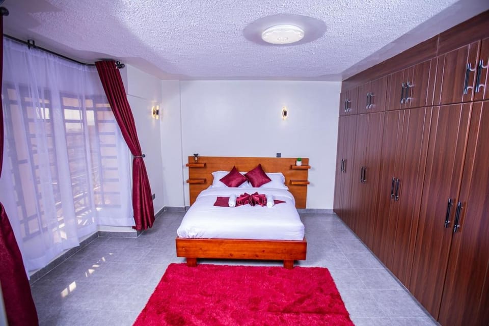 Bed, Photo of the whole room, Bedroom, wardrobe