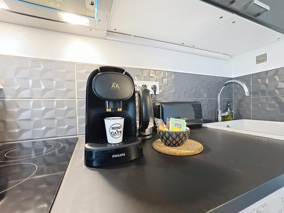 Coffee/tea facilities, Kitchen or kitchenette, toaster