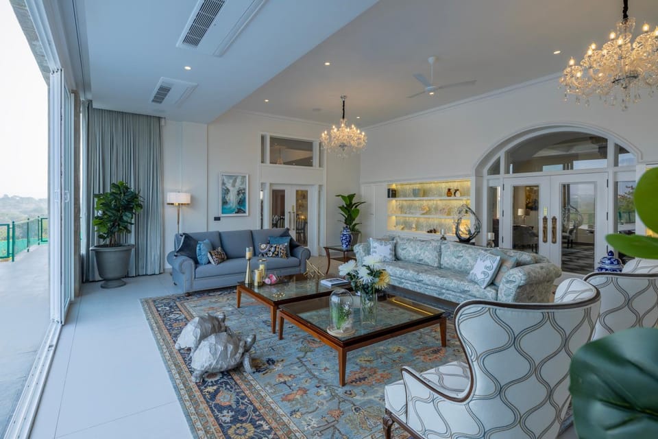 Living room, air conditioner