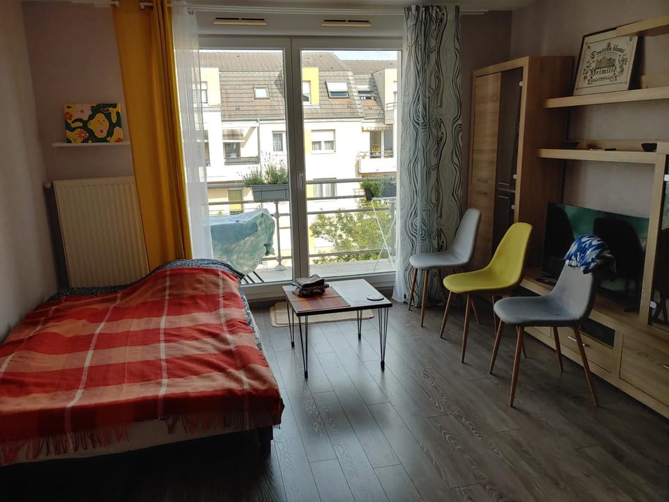 Appartement F2 Strasbourg Métropole, 44qm, 2 Zimmer, komfortabel, Balkon, Tram 5 Minuten Apartment in Strasbourg