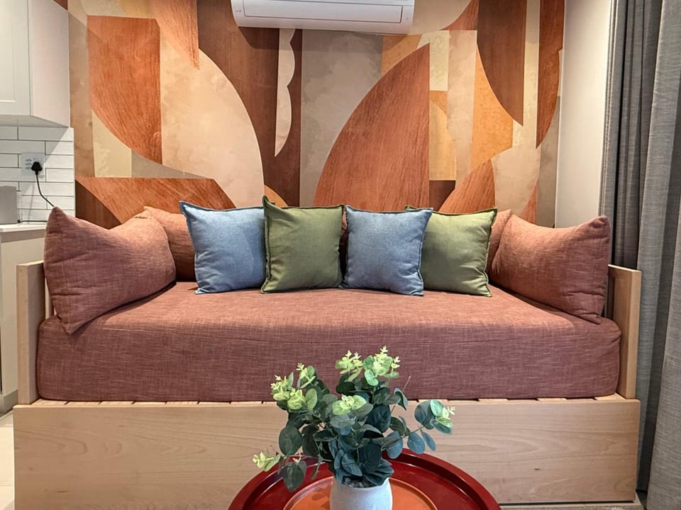 Living room, air conditioner