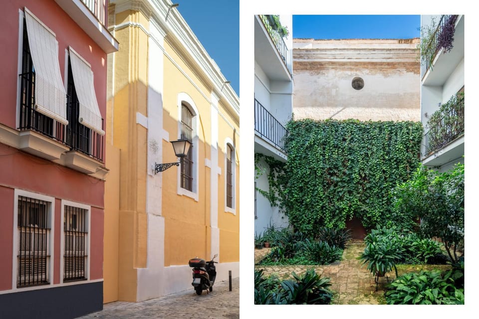 Property building, Patio, Inner courtyard view