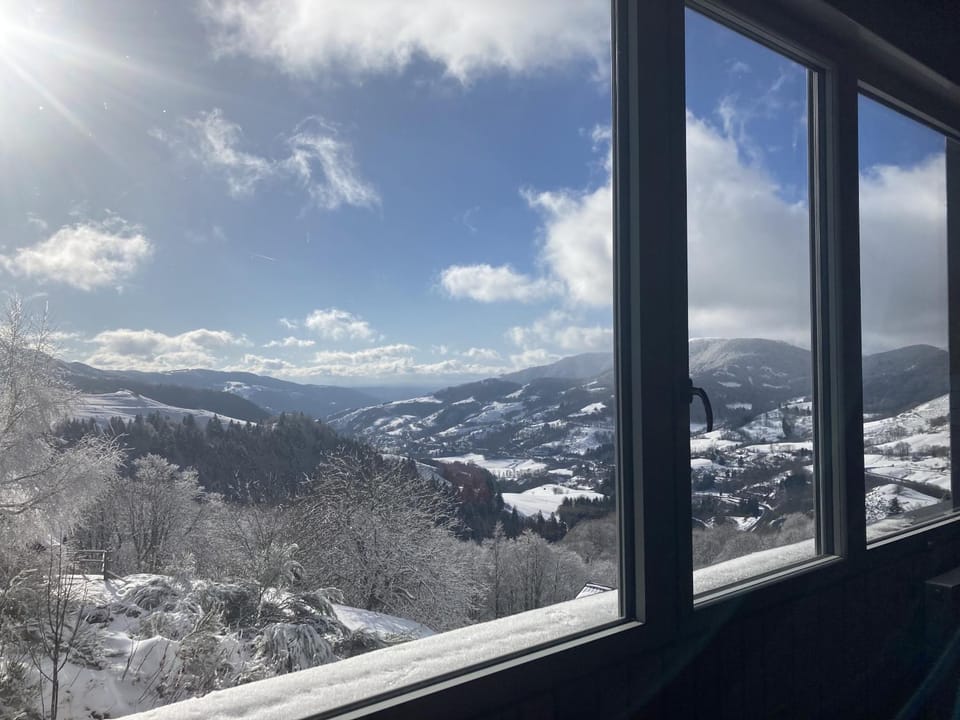 Day, Natural landscape, Winter, Mountain view