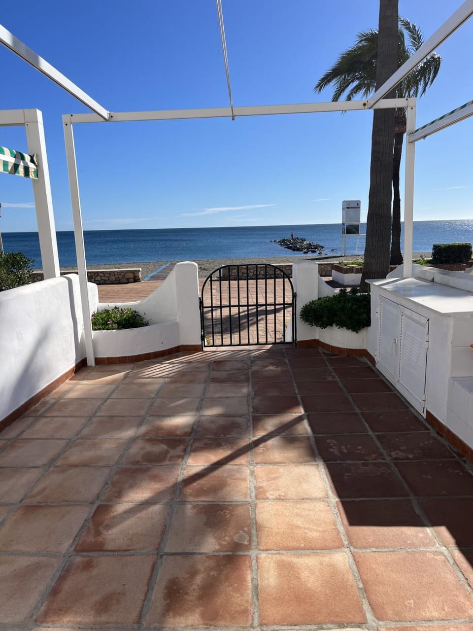 Patio, Day, Natural landscape, View (from property/room), Balcony/Terrace, Beach, Sea view