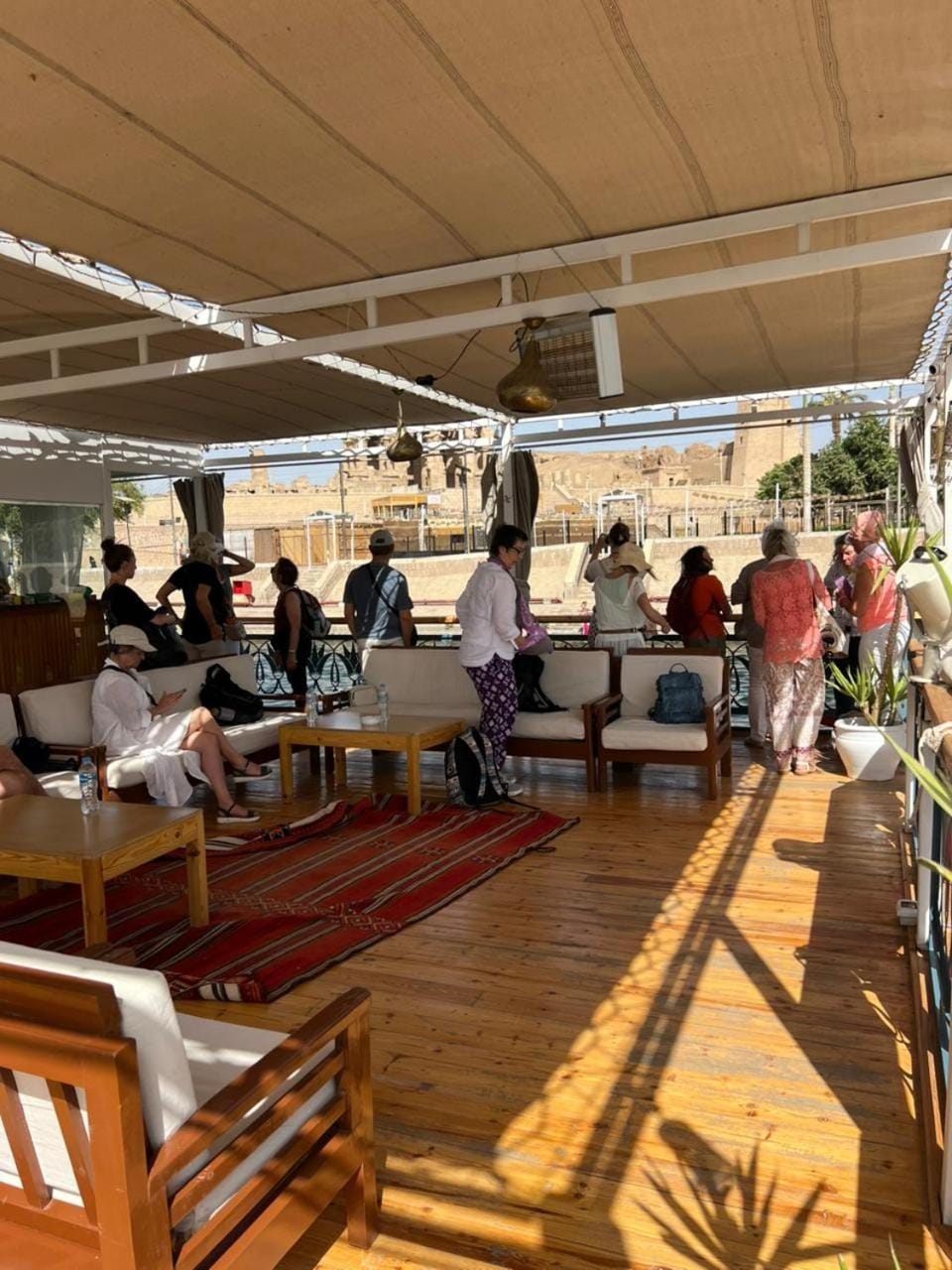 Embrace Nile Cruise - Luxor Aswan 4 nights every Saterday - Aswan Luxor 3 nights every wednesday Docked boat in Luxor